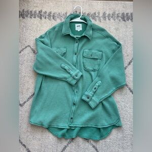 Aerie lumberjane waffle shirt